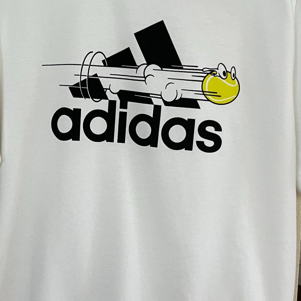 Adidas Aeroready Speeding Tennis Ball Cotton T-shirt youth size 13-14 years